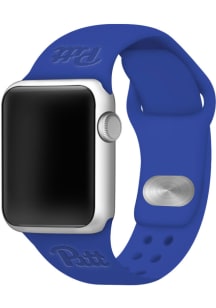 Pitt Panthers Blue Debossed Silicone Apple Watch Band