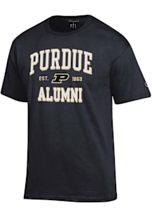 Champion Purdue Boilermakers Black Est Alumni Jersey Short Sleeve T Shirt