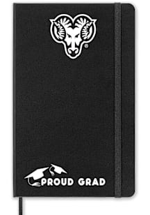 West Chester Golden Rams Proud Grad team logo Notebook and Folder - Black