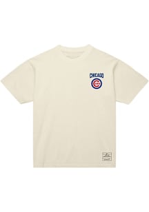 Mitchell and Ness Chicago Cubs White Sugar Skull Arch Short Sleeve T Shirt