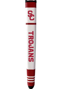 White USC Trojans Grip Stripe Putter Cover