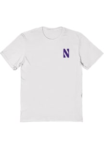 Vive La Fete Northwestern Wildcats Womens White Impressions Short Sleeve T-Shirt