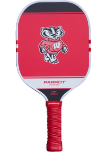 Red Wisconsin Badgers Fiberglass Pickleball Paddles