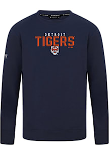 Levelwear Detroit Tigers Navy Blue Mandate Carve Long Sleeve T Shirt