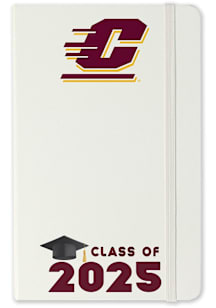 Central Michigan Chippewas Class of 25 team logo Notebook and Folder - White