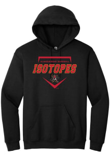 Summit Sportswear Albuquerque Isotopes Mens Black Homeplate Long Sleeve Hoodie