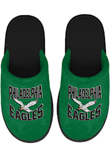 Forever Collectibles Philadelphia Eagles Wordmark Stacked Big Logo Youth Slippers