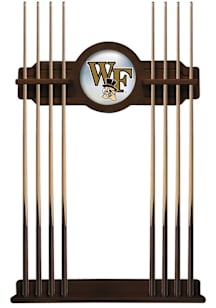 Wake Forest Demon Deacons Solid Wood Cue Rack Pool Table