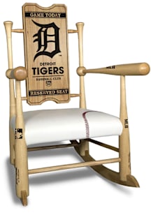 Detroit Tigers Memories and Dreams Baseball Bat Rockers