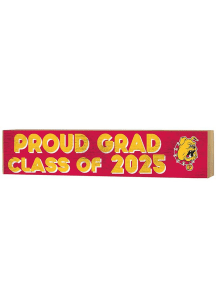 KH Sports Fan Ferris State Bulldogs Class of 2025 graduation graphic Sign - Red