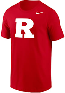 Nike Rutgers Scarlet Knights Red Core Short Sleeve T Shirt