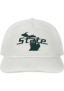 Michigan State Spartans White Skully Adjustable Hat