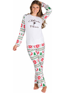 Concepts Sport Atlanta Falcons Womens White Holiday Tidings PJ Set