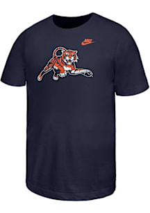 Nike Auburn Tigers Youth Navy Blue Vintage Alt Logo Short Sleeve T-Shirt