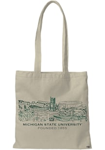 Michigan State Spartans White Campus Tote