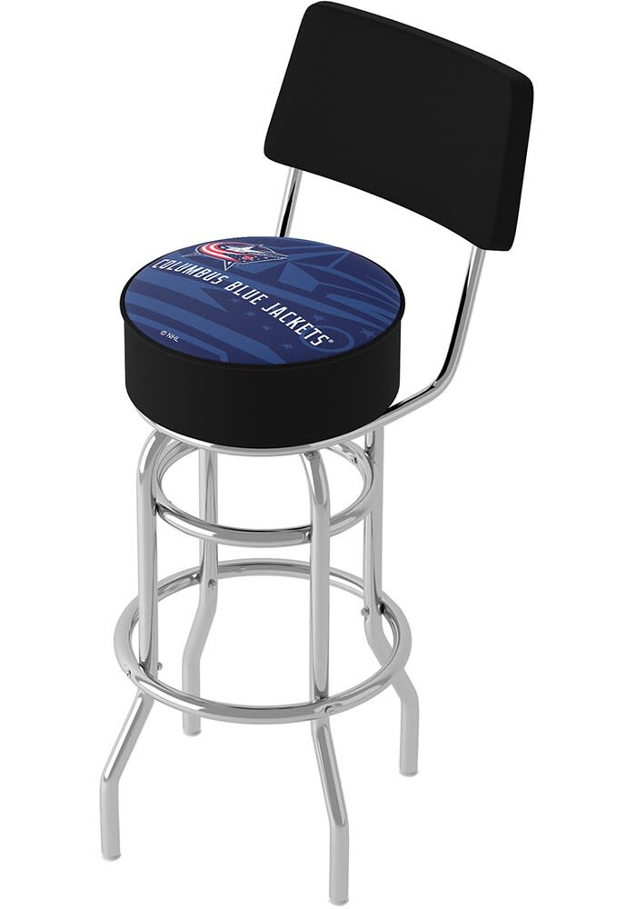 Columbus Blue Jackets Padded Pub Stool