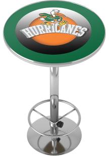 Miami Hurricanes Acrylic Top Pub Table