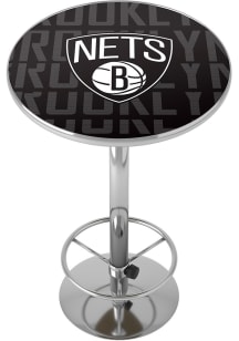 Brooklyn Nets Acrylic Top Pub Table