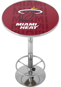 Miami Heat Acrylic Top Pub Table