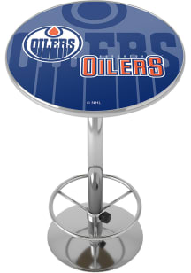 Edmonton Oilers Acrylic Top Pub Table