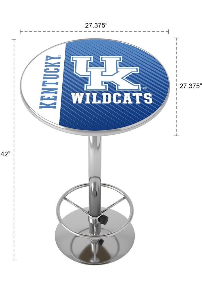 Kentucky Wildcats Bar Height Acrylic Top Pub Table