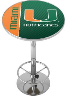 Miami Hurricanes Acrylic Top Pub Table