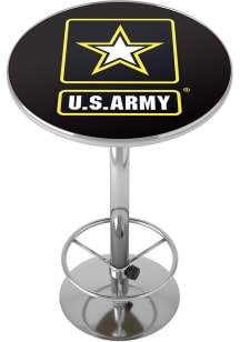 Army Bar Height Acrylic Top Pub Table