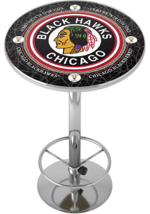 Chicago Blackhawks Acrylic Top Pub Table