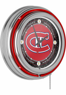 Montreal Canadiens Retro Neon Wall Clock