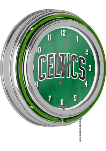 Boston Celtics Retro Neon Wall Clock