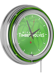 Minnesota Timberwolves Retro Neon Wall Clock