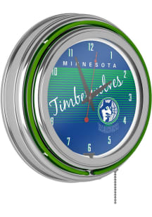 Minnesota Timberwolves Retro Neon Wall Clock