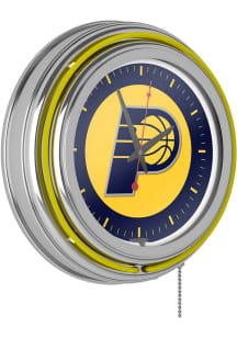 Indiana Pacers Retro Neon Wall Clock