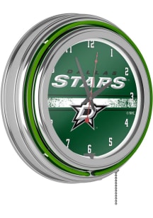 Dallas Stars Retro Neon Wall Clock
