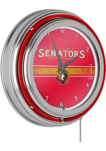 Ottawa Senators Retro Neon Wall Clock
