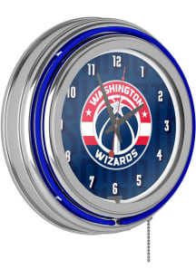 Washington Wizards Retro Neon Wall Clock