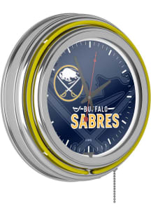 Buffalo Sabres Retro Neon Wall Clock