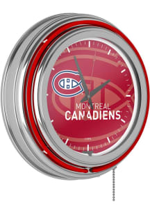 Montreal Canadiens Retro Neon Wall Clock