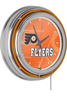 Philadelphia Flyers Retro Neon Wall Clock