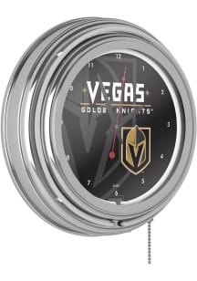 Vegas Golden Knights Retro Neon Wall Clock