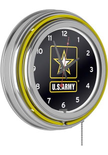 Army Retro Neon Wall Clock