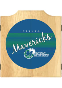 Dallas Mavericks Logo Dart Board Cabinet