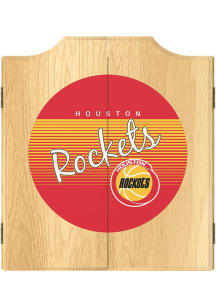 Houston Rockets Logo Dart Board Cabinet