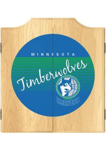 Minnesota Timberwolves Logo Dart Board Cabinet