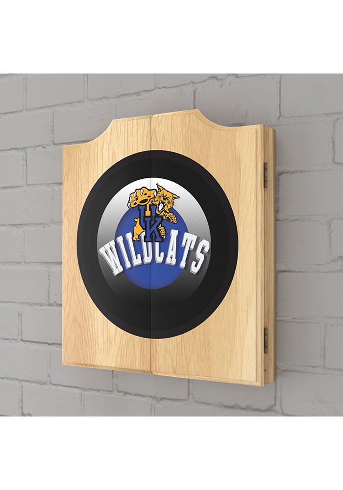 Kentucky Wildcats Throwback Dart Board Cabinet