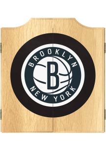 Brooklyn Nets Logo Dart Board Cabinet