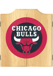Chicago Bulls Logo Dart Board Cabinet