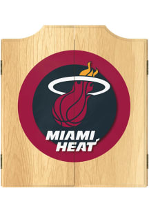 Miami Heat Logo Dart Board Cabinet
