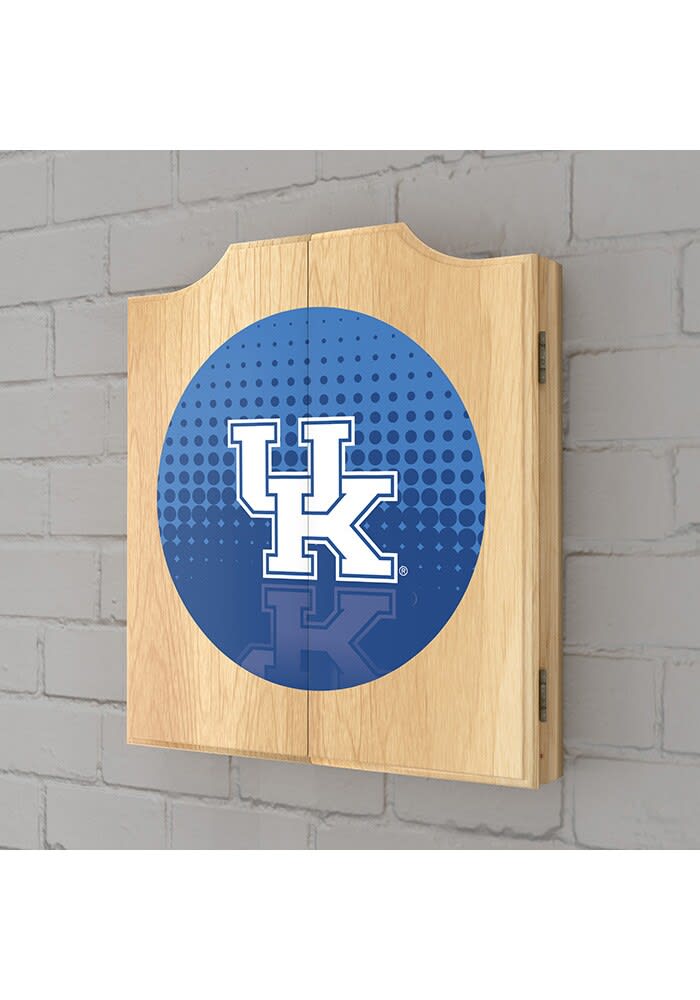 Kentucky Wildcats Reflected Logo Dart Board Cabinet