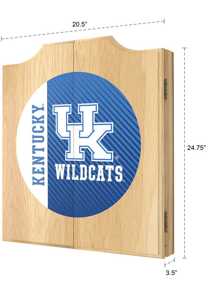 Kentucky Wildcats Text Dart Board Cabinet